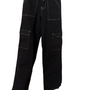 Fashion Nova Black Straight Leg Pants